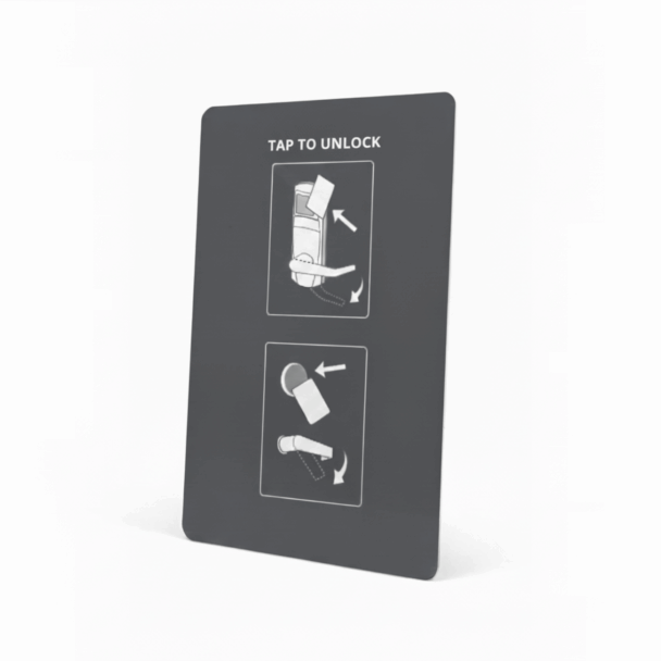 Welcome Grey RFID Key Card